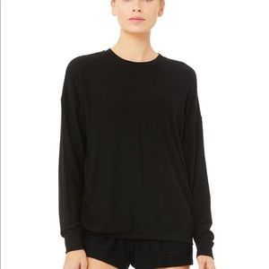 Alo Soho Pullover in Black